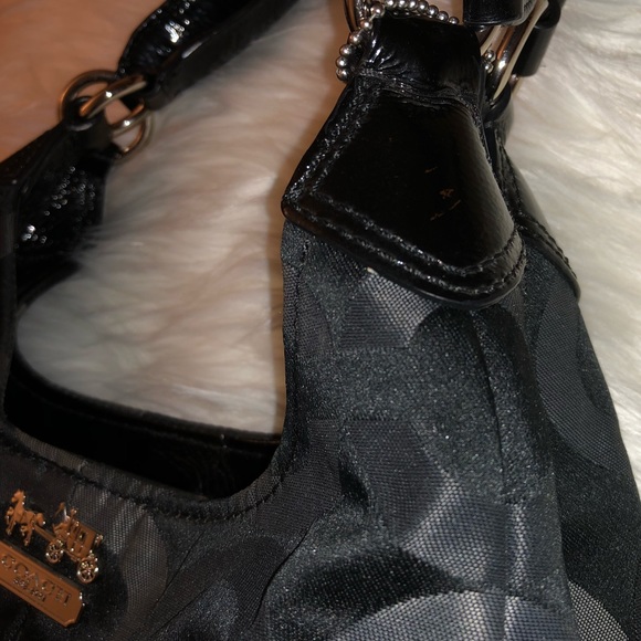 COACH Shoulder Bag-Women’s 
Purse Black/Grey👜 - Picture 7 of 7